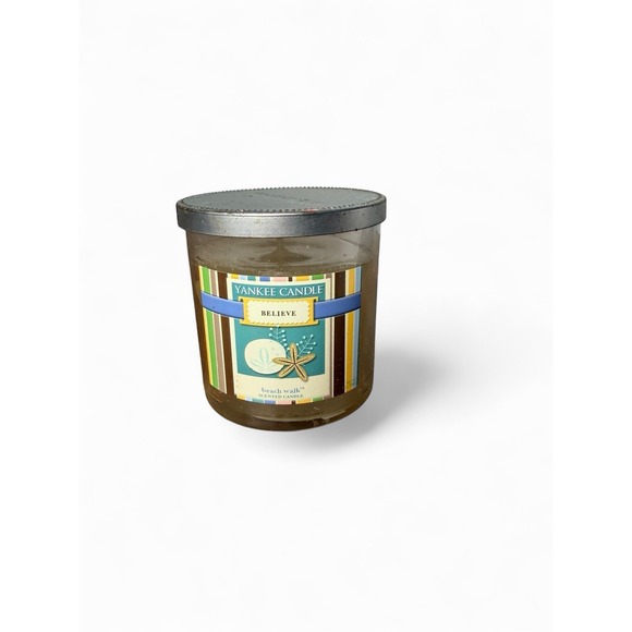 Yankee Candle Beach Walk Scented 7 oz Jar 35-45 Hours Burn Time Discontinued - Picture 8 of 8